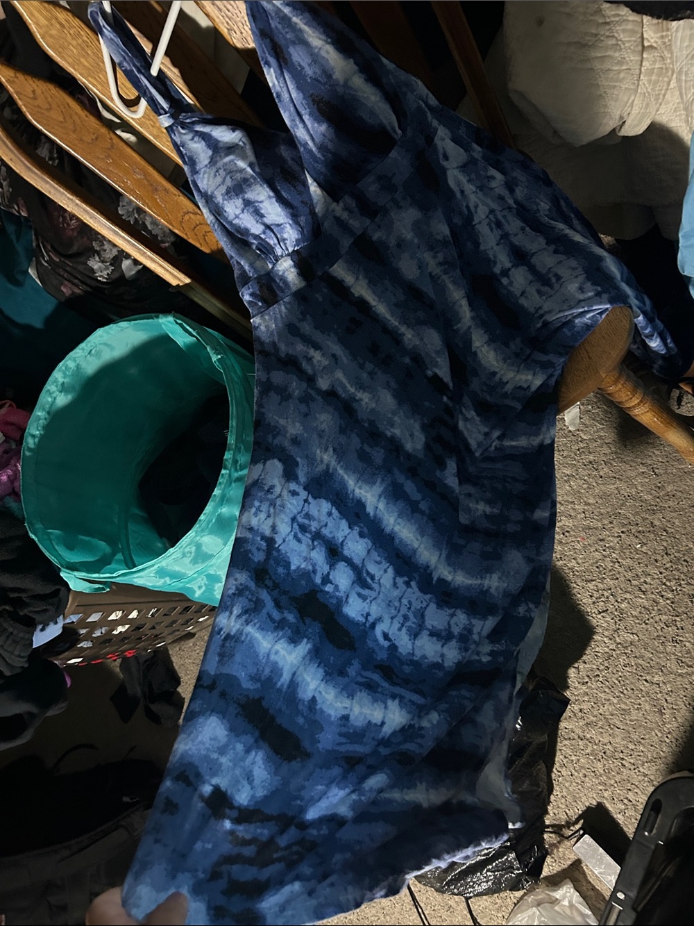 Blue handkerchief dress